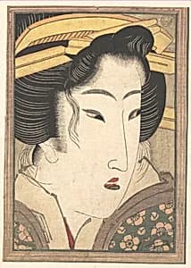 Head of a Beauty by Keisai Eisen