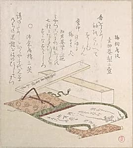 Kakemono and Its Box by Kubo Shunman