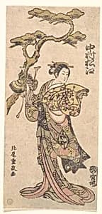 A Famous Actor of Women's Roles by Kitao Shigemasa