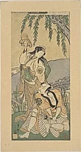 Scene from a Drama by Ippitsusai Bunchō