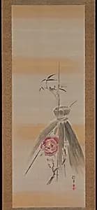 Peony Sheltered by Rice Straw by Sakai Hōitsu