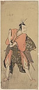 The Actor Ichikawa Danjuro V as a Samurai Ready to Fight by Katsukawa Shunshō　勝川春章