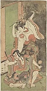 Ichikawa Monnosuke II as a Woman by Ippitsusai Bunchō
