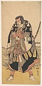 The Actor Ichikawa Danjūrō V as a Warrior Near the Seashore by Katsukawa Shunkō