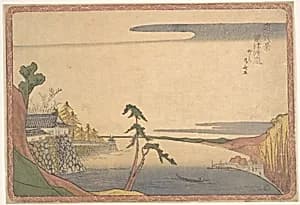 Clear Weather after a storm at Awazu by Ryūryūkyo Shinsai