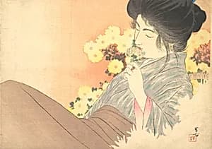 White Chrysanthemums (kiku no kaori by Kajita Hanko