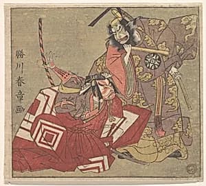 Scene from a Drama by Katsukawa Shunshō　勝川春章