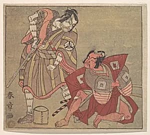 Scene from a Drama by Katsukawa Shunshō　勝川春章