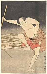 An Actor Beside Water by Utagawa Toyokuni I