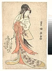 Kabuki Actor Segawa Kikunojō III in a Mad Female Role by Utagawa Toyokuni I