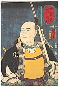 Portrait of Oboshi Yuranosuke Yoshio (The Leader) by Yokogawa Horitake|Utagawa Kuniyoshi