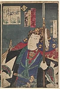 Kabuki actors play the role of 47 Ronin (Seichū gishi den) by Toyohara Kunichika|Utagawa Kunisada