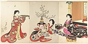 Chiyoda Castle (Album of Women) by Yōshū (Hashimoto) Chikanobu