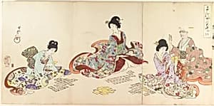 Chiyoda Castle (Album of Women) by Yōshū (Hashimoto) Chikanobu