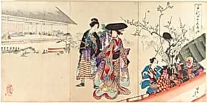 Chiyoda Castle (Album of Women) by Yōshū (Hashimoto) Chikanobu