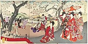 Chiyoda Castle (Album of Women) by Yōshū (Hashimoto) Chikanobu