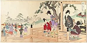 Chiyoda Castle (Album of Women) by Yōshū (Hashimoto) Chikanobu