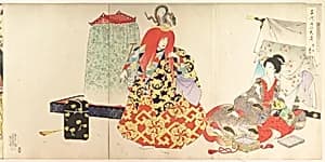 Chiyoda Castle (Album of Women) by Yōshū (Hashimoto) Chikanobu