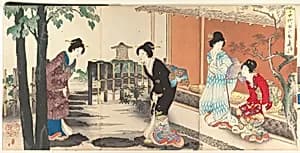 Chiyoda Castle (Album of Women) by Yōshū (Hashimoto) Chikanobu