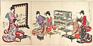 Chiyoda Castle (Album of Women) by Yōshū (Hashimoto) Chikanobu