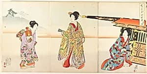 Chiyoda Castle (Album of Women) by Yōshū (Hashimoto) Chikanobu