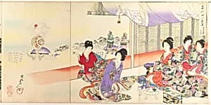 Chiyoda Castle (Album of Women) by Yōshū (Hashimoto) Chikanobu