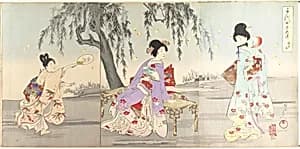 Chiyoda Castle (Album of Women) by Yōshū (Hashimoto) Chikanobu