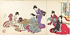 Chiyoda Castle (Album of Women) by Yōshū (Hashimoto) Chikanobu