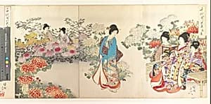 Chiyoda Castle (Album of Women) by Yōshū (Hashimoto) Chikanobu