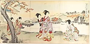 Chiyoda Castle (Album of Women) by Yōshū (Hashimoto) Chikanobu