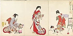 Chiyoda Castle (Album of Women) by Yōshū (Hashimoto) Chikanobu