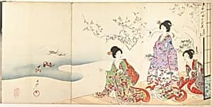 Chiyoda Castle (Album of Women) by Yōshū (Hashimoto) Chikanobu