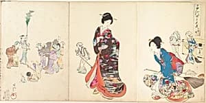 Chiyoda Castle (Album of Women) by Yōshū (Hashimoto) Chikanobu