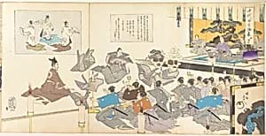 Chiyoda Castle (Album of Men) by Yōshū (Hashimoto) Chikanobu
