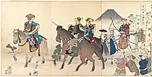 Chiyoda Castle (Album of Men) by Yōshū (Hashimoto) Chikanobu