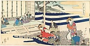 Chiyoda Castle (Album of Men) by Yōshū (Hashimoto) Chikanobu
