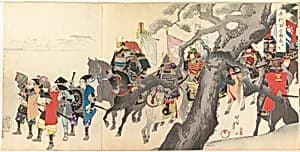 Chiyoda Castle (Album of Men) by Yōshū (Hashimoto) Chikanobu