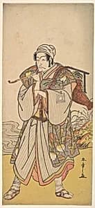 The Actor Danjuro III as an Itinerant Peddler by Katsukawa Shunshō　勝川春章