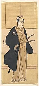 An Unidentified Actor in the Role of a Samurai by Katsukawa Shunjō