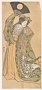 Unidentified Actor in a Female Role by Katsukawa Shunkō