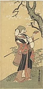 A Fox Dance from the Drama The Thousand Cherry Trees by Ippitsusai Bunchō