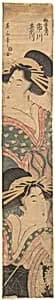 Two Geisha by Kikugawa Eizan