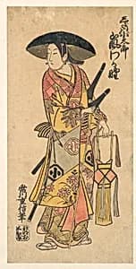 The Actor, Arashi Otohachi, 1695–1769 in an Unidentified Role by Tsunegawa Shigenobu