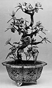 Pot with Flowering Plant by Unknown Artist