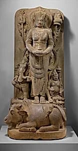 Posthumous Portrait of a Queen as Parvati by Unknown Artist