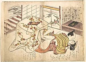 Bedroom Scene by Okumura Masanobu