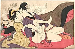 Erotic Print by Kitagawa Utamaro