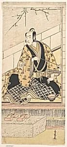 The Actor Matsumoto Koshiro IV Seated in an Outer Room by Katsukawa Shun'ei 勝川春英
