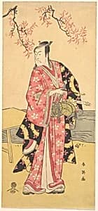 The Actor Ichikawa Monosuke II as Chivalrous Commoner by Katsukawa Shun'ei 勝川春英