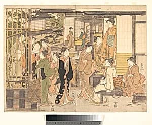 Parody of the Episode of the Third Princess (Modoki Onna San no Miya) by Katsukawa Shunchō